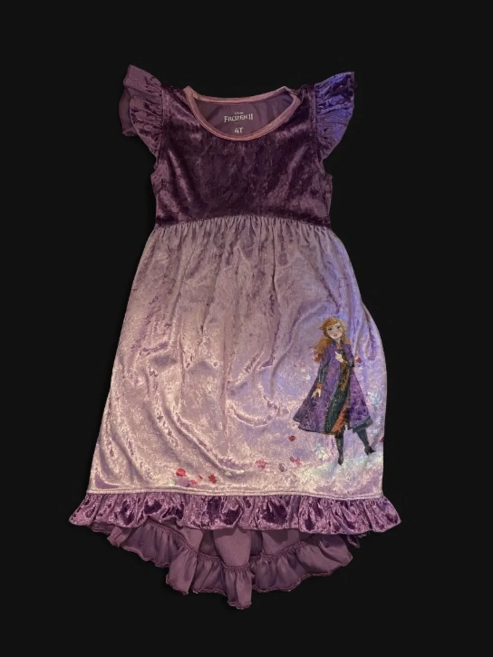 Disney Purple Velvet Anna Nightgown